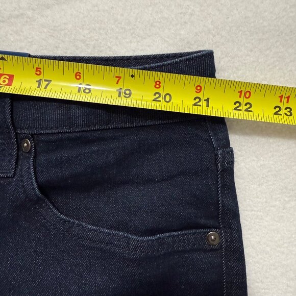 NWT Terra & Sky Women's High Rise Straight Stretch Blue Denim Jeans Size Plus 22 - Picture 8 of 11